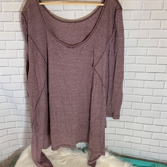 We The Free Scoop Neck Oversized Thermal T… - Picture 1 of 5
